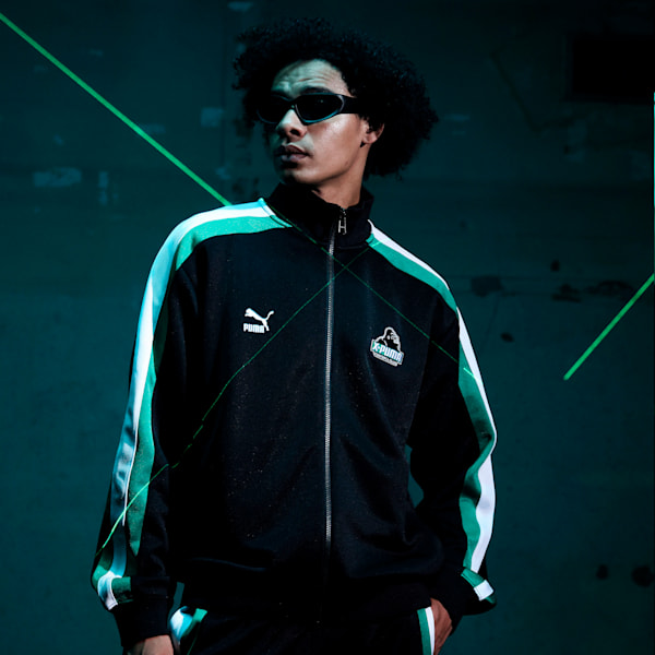 ユニセックス PUMA x XLARGE T7 トラックジャケット, PUMA Black, extralarge-JPN