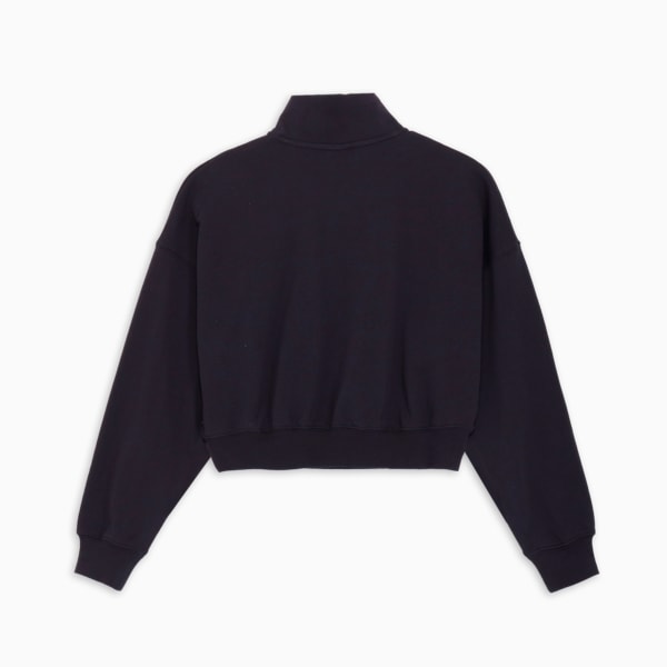 ウィメンズ ワードローブ ESS＋ ハーフジップ スウェット, New Navy, extralarge-JPN