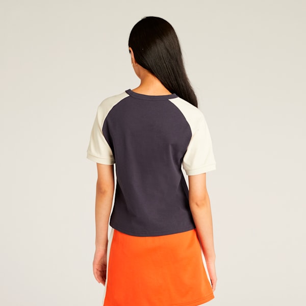 ウィメンズ ワードローブ ESS＋ 半袖 Tシャツ, New Navy, extralarge-JPN