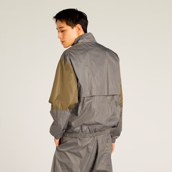 メンズ ワードローブ ESS＋ ウーブン ジャケット, Flat Medium Gray, extralarge-JPN