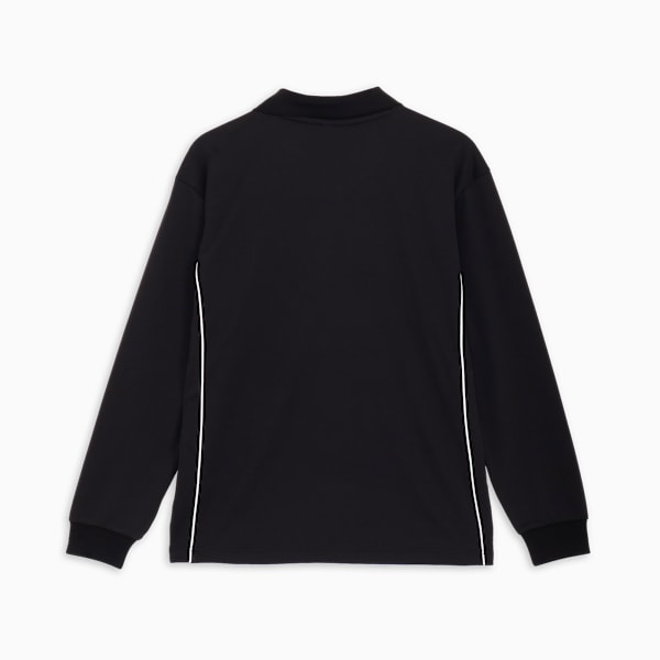 ユニセックス ワードローブ ESS＋ フットボール パイピング 長袖 シャツ, PUMA Black, extralarge-JPN