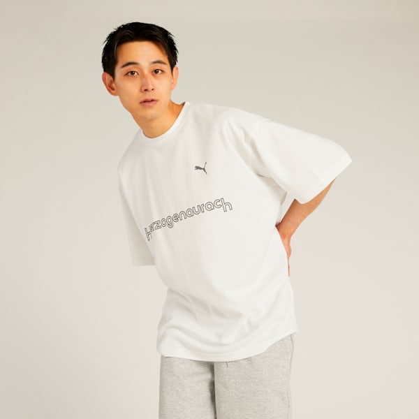 メンズ ワードローブ ESS＋ グラフィック 半袖 Tシャツ, PUMA White, extralarge-JPN