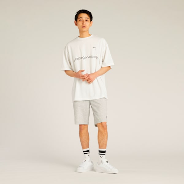 メンズ ワードローブ ESS＋ グラフィック 半袖 Tシャツ, PUMA White, extralarge-JPN