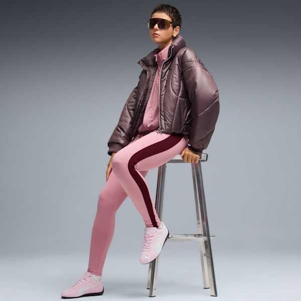 T7 Leggings Women, Poised Pink-Ruby Shimmer, extralarge
