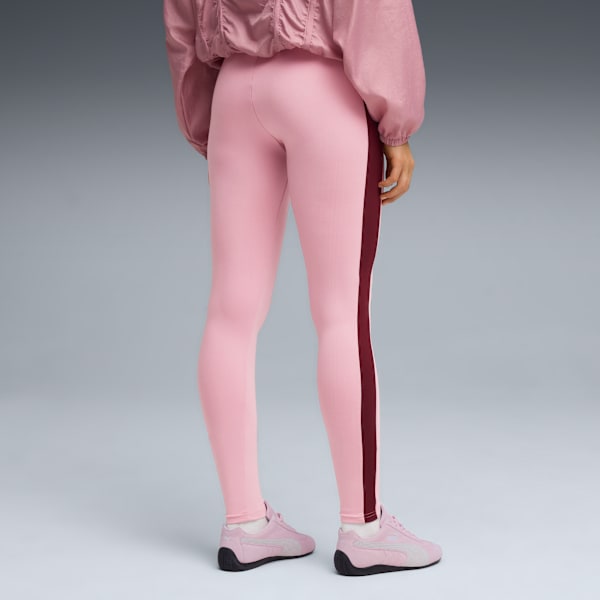 T7 Leggings Women, Poised Pink-Ruby Shimmer, extralarge