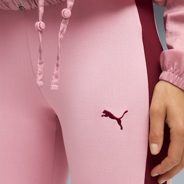 T7 Leggings Women, Poised Pink-Ruby Shimmer, extralarge