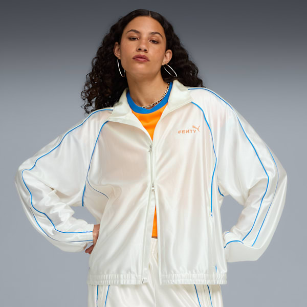 PUMA X FENTY T7 Track Jacket, Warm White, extralarge