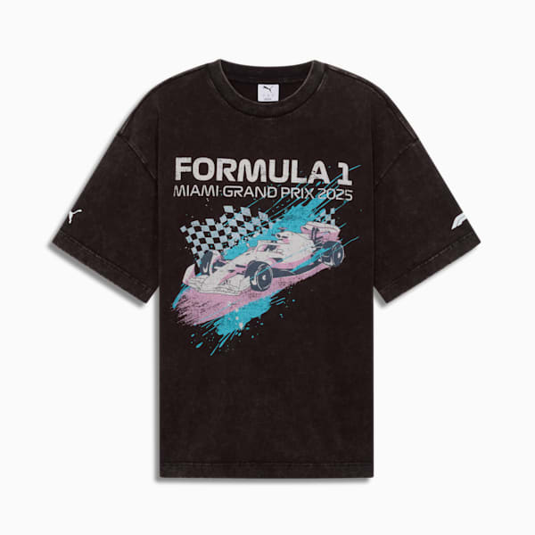 F1® Miami Splash Men's Graphic Tee, PUMA Black, extralarge