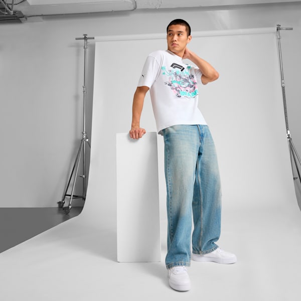 F1® Miami Pitstop Men's Graphic Tee, PUMA White, extralarge