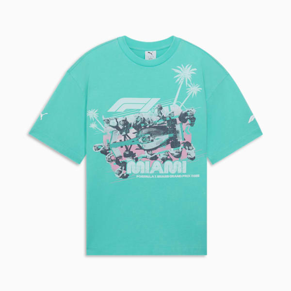 F1® Miami Pitstop Men's Graphic Tee, Aquatic, extralarge