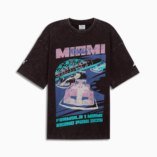 F1® Miami Men's Graphic Tee, PUMA Black, extralarge