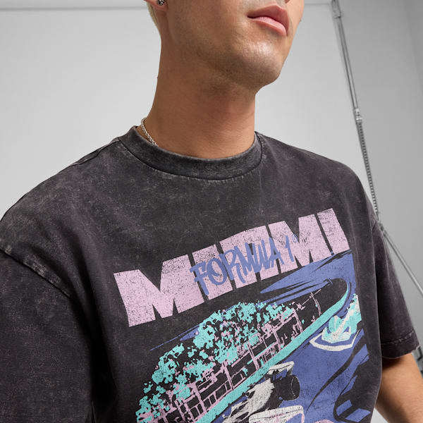 F1® Miami Men's Graphic Tee, PUMA Black, extralarge