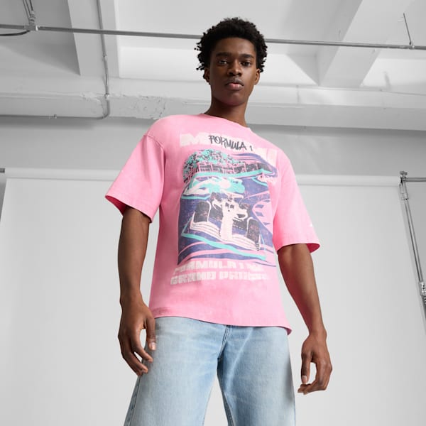F1® Miami Men's Graphic Tee, Fast Pink, extralarge