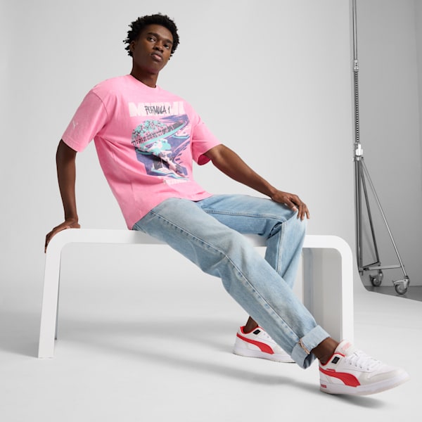 F1® Miami Men's Graphic Tee, Fast Pink, extralarge