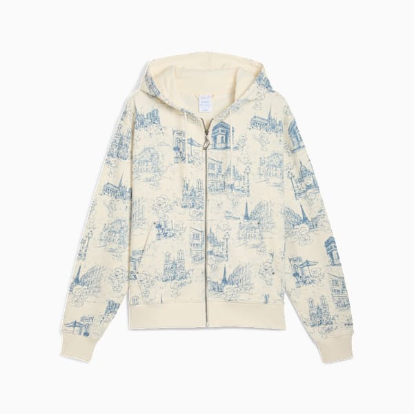 FENTY x PUMA x SMURFS Toile Zip-Up Hoodie Unisex, Deep Dive-AOP, extralarge