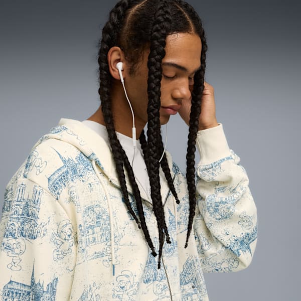 FENTY x PUMA x SMURFS Toile Zip-Up Hoodie Unisex, Deep Dive-AOP, extralarge
