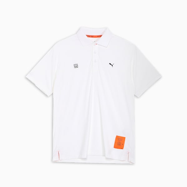 メンズ ゴルフ PUMA x FFTK ビッグ レーベル 半袖 ポロシャツ, White Glow, extralarge-JPN