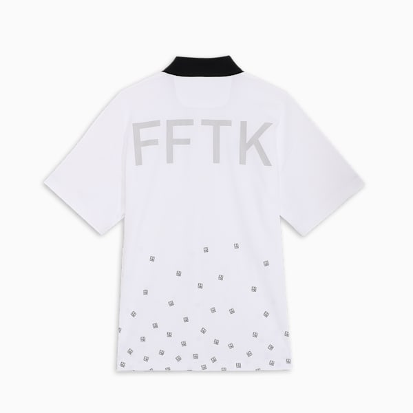 メンズ ゴルフ PUMA x FFTK AOP 半袖 ポロシャツ, White Glow, extralarge-JPN