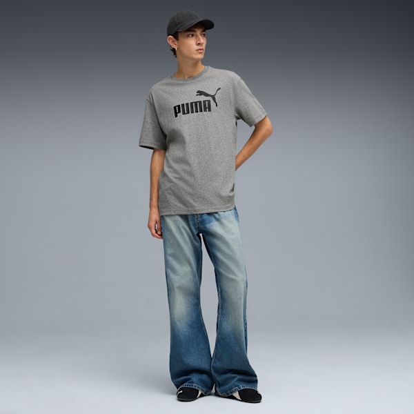 Essentials No. 1 Logo Men's Tee, Medium Gray Heather, extralarge