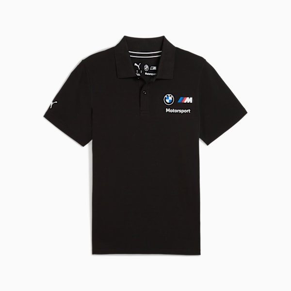 BMW M Motorsport Essentials Men's Polo, PUMA Black, extralarge-IND