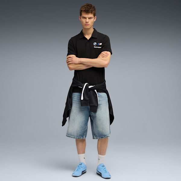 BMW M Motorsport Essentials Men's Polo, PUMA Black, extralarge-IND