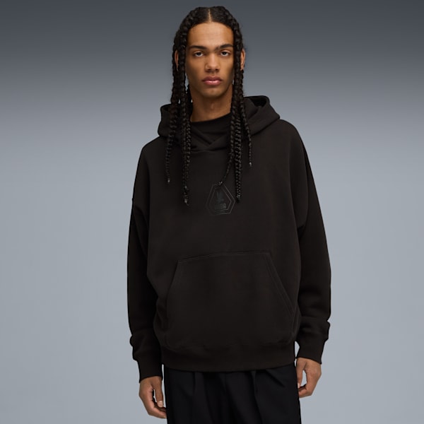PUMA x SKEPTA Men's Relaxed Fit Hoodie, PUMA Black, extralarge-IND