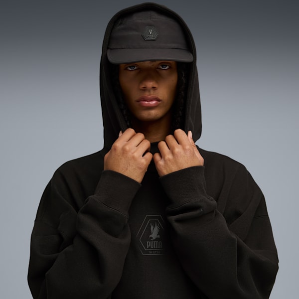 PUMA x SKEPTA Men's Relaxed Fit Hoodie, PUMA Black, extralarge-IND