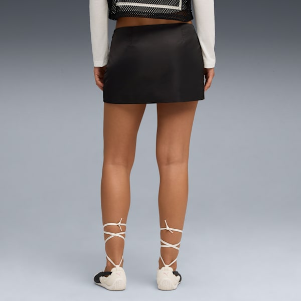 PUMA X ROSÉ Micro Mini Skirt, PUMA Black, extralarge