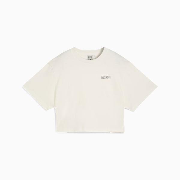 PUMA x ROSÉ Women's Tee, Warm White, extralarge-IND