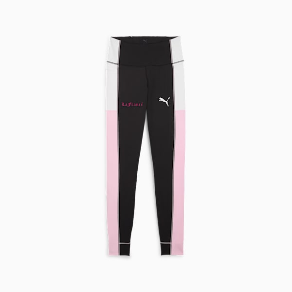 LaFrancé Pink Heem Women's Basketball Leggings, PUMA Black-Pale Pink, extralarge