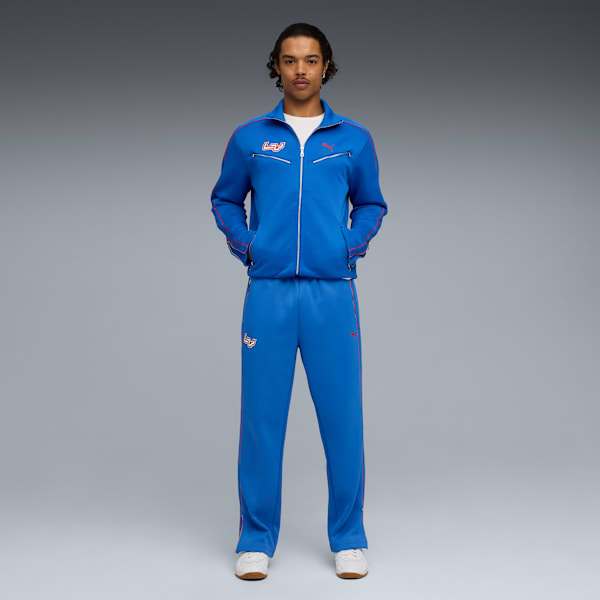 T7 Las Vegas Men's Track Pants, Mountain Blue, extralarge