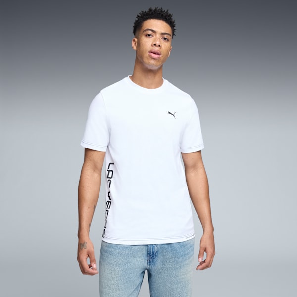 LV Graphic Relaxed Tee Men, PUMA White, extralarge