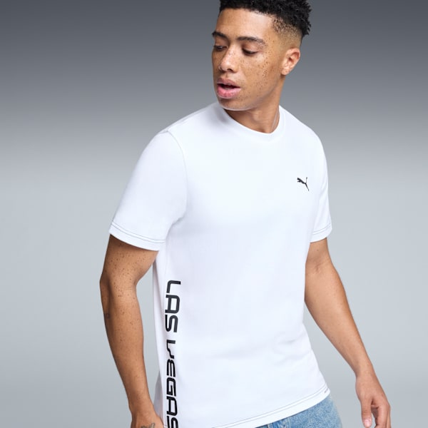 LV Graphic Relaxed Tee Men, PUMA White, extralarge