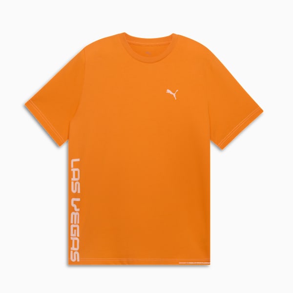 LV Graphic Relaxed Tee Men, Orange Glo, extralarge