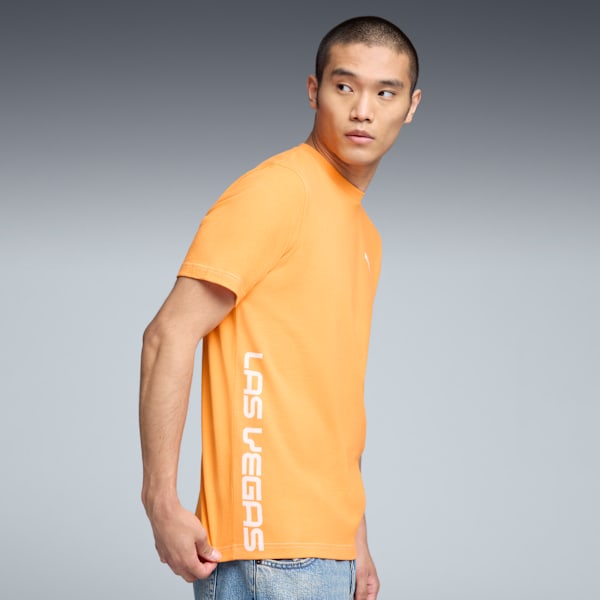 LV Graphic Relaxed Tee Men, Orange Glo, extralarge