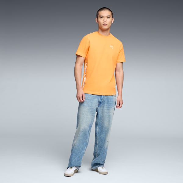 LV Graphic Relaxed Tee Men, Orange Glo, extralarge