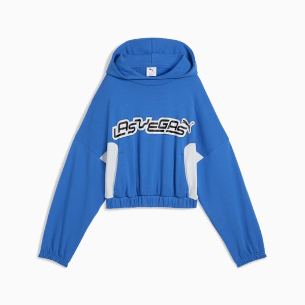FUTURE.PUMAARCHIVE LV Hoodie Women, Mountain Blue, extralarge