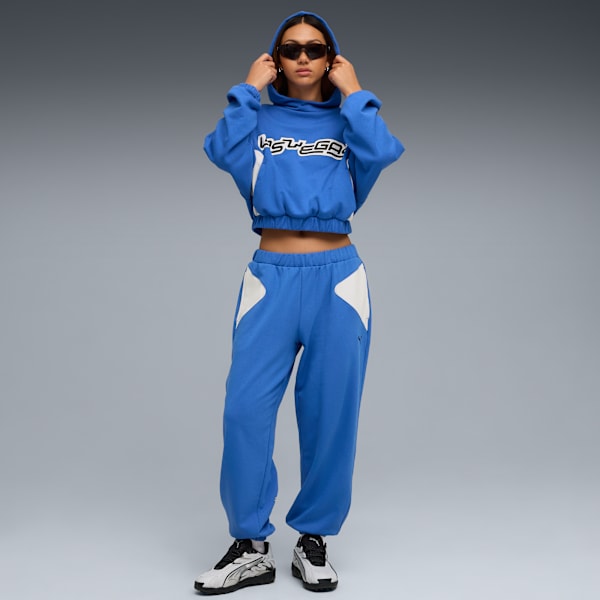 FUTURE.PUMAARCHIVE LV Hoodie Women, Mountain Blue, extralarge