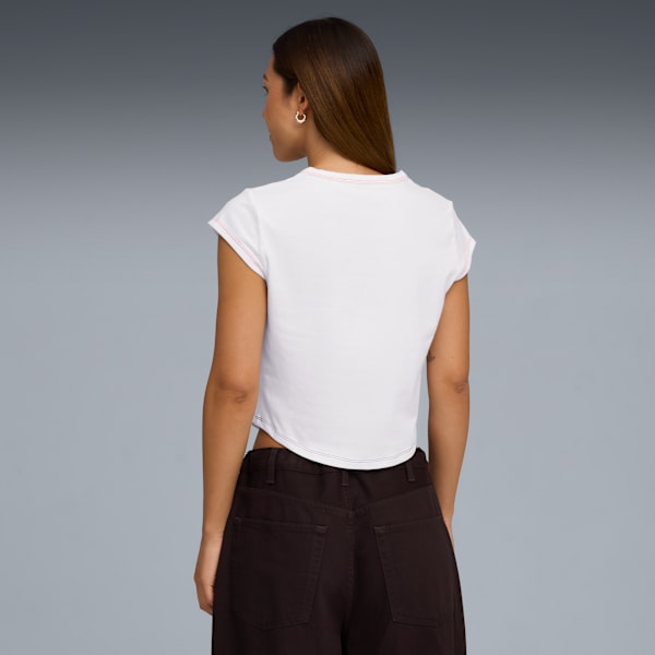 FUTURE.PUMA.ARCHIVE LV Tee Women, PUMA White, extralarge