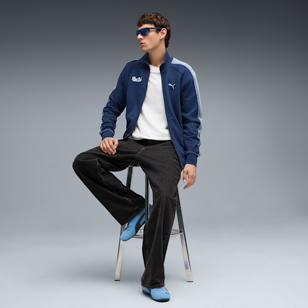 T7 NYC Track Jacket Men, Persian Blue, extralarge
