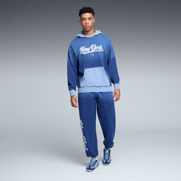 Wardrobe Essentials NYC Hoodie Men, Persian Blue, extralarge