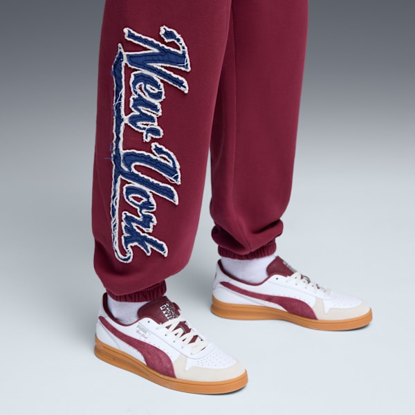 Wardrobe Essentials NYC Sweatpants Men, Ruby Shimmer, extralarge