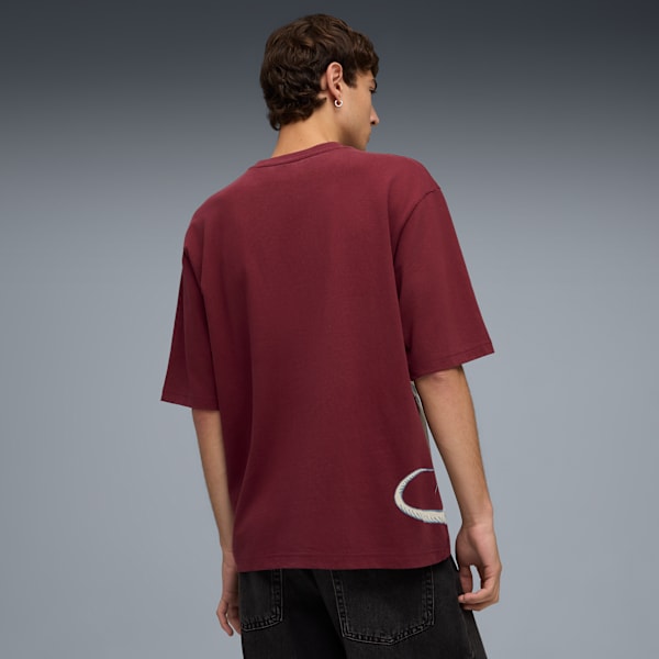 WARDROBE ESS NYC Boxy Tee Men, Ruby Shimmer, extralarge