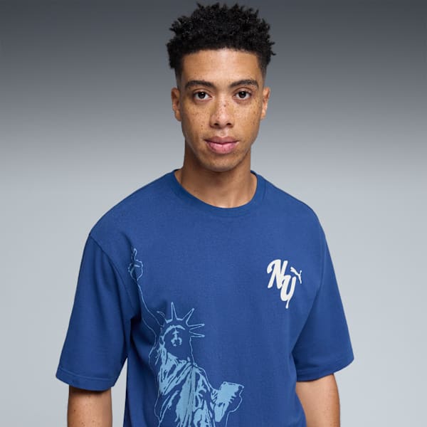 WARDROBE ESS NYC Tee Men, Persian Blue, extralarge