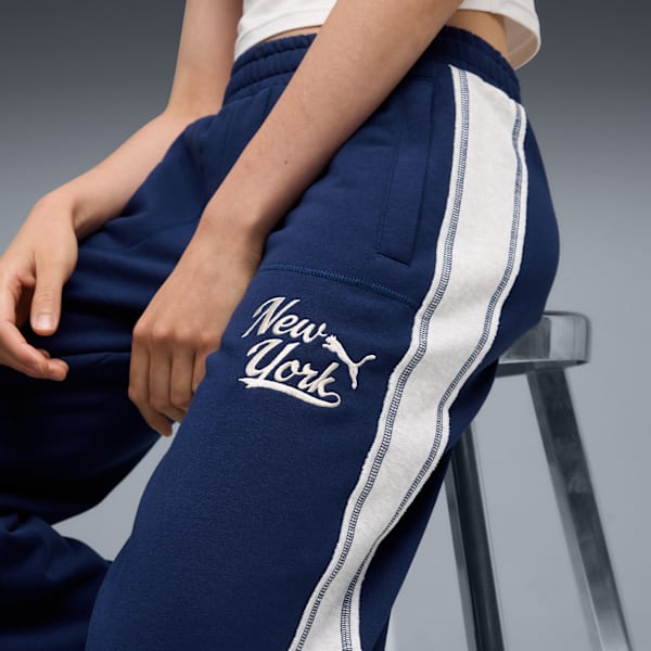 T7 NYC Track Pants Women, Persian Blue, extralarge