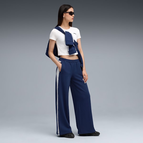 T7 NYC Track Pants Women, Persian Blue, extralarge