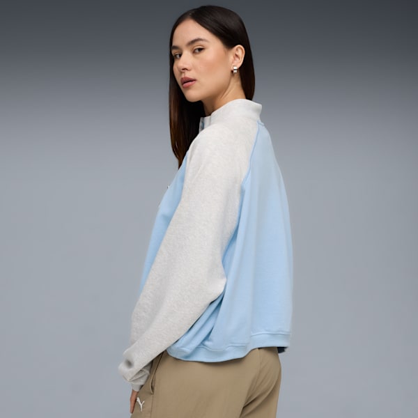 Wardrobe Essentials NYC Crew Women, Haute Tropic, extralarge