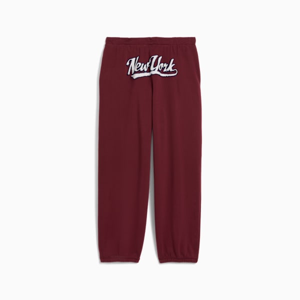 Wardrobe Essentials NYC Sweatpants Women, Ruby Shimmer, extralarge
