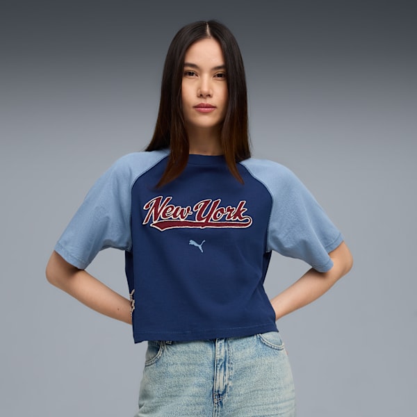 WARDROBE ESS NYC Tee Women, Persian Blue, extralarge