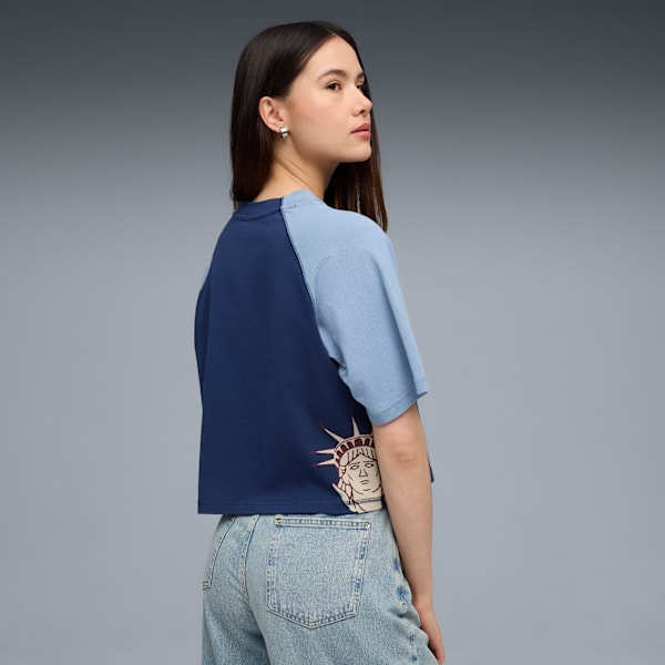WARDROBE ESS NYC Tee Women, Persian Blue, extralarge